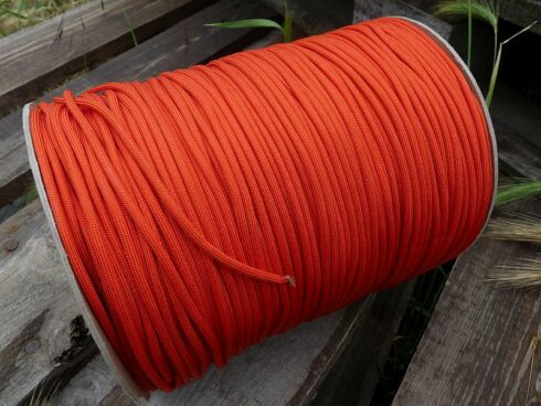 Paracord, type 3, oranje, origineel Amerikaans