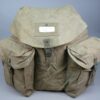 Italiaanse vintage canvas rugtas