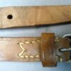 Vintage leren pakriem, jaren 50/60 - Afbeelding 2