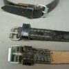 DDR / NVA leren mantel riem / bevestigings riem - Afbeelding 2