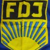DDR FDJ vlag (Freie Deutsche Jugend), klein model - Afbeelding 2