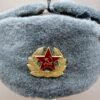 Russische Uschanka, Sovjet wintermuts, bontmuts tm maat 62! - Afbeelding 2