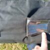 Zwarte waterdichte weekend / rugtas / rugzak - Afbeelding 3