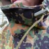 Flecktarn camouflage goretex regenpak, jas en broek - Afbeelding 4