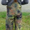 Flecktarn camouflage goretex regenpak, jas en broek - Afbeelding 6