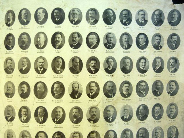 Kartonnen plaat ,,Socialdemokratische Reichstags Fraction,, uit 1912 - Afbeelding 3
