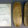 Set kampschoenen met vrachtbrief van de toenmalige fabrikant