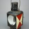 Oude petroleum treinlamp uit het stoom tijdperk!