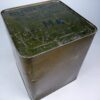Ongeopend groot blik bruine biscuits, 50 pakjes van 80 gram uit 1971