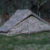 Desert camouflage tent