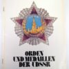 Boekje Orden und Medaillen der UDSSR