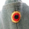 Volkspolizei schuitje ,,Schiffchen / Feldmutze,, oude wollen uitvoering, met overgangs embleem - Afbeelding 3