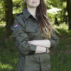 Groen jasje, veldtenue, nieuw, jaren 70/80  ,,oud groen,, periode