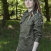 Groen jasje, veldtenue, nieuw, jaren 70/80  ,,oud groen,, periode - Afbeelding 3