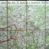 Stafkaart op linnen ,,Gau 21,, - Afbeelding 2
