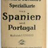 Kaart ,,Spanien und Portugal,,