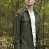Vintage groene veldblouse - Afbeelding 2