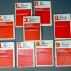 9 politieke boekjes SED (sozialistische einheitspartei deutschlands)