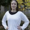 Katoenen shirt, badstof gevoerd, nieuw