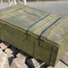 Houten vintage munitiekist, tafel, kist, speelgoedkist ect - Afbeelding 4