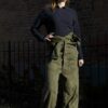 Overall met borstzakken ,,oud groen,, jaren 50/60 - Afbeelding 2