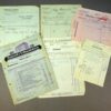 Lot van 6 documenten van een kleermaken voor de Reichsheer