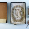 Sport onderscheiding met speld en embleem, oud model