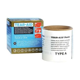 Tear-Aid, voor directe reparatie van gaten en scheuren, 7,6 cm x 1,5 meter, de onmisbare krachtpatser in uw outdoor en indooruitrusting.