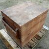 Vintage houten kist, jaren 30/40 - Afbeelding 2
