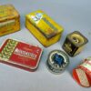 Lot van 6 oude blikken uit de jaren 30/40