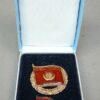 DDR onderscheiding met pin ,,Zum Kampf Fur die sache Ernst Thalmanns und Wilhelm Piecks,,