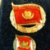 DDR onderscheiding met pin ,,Zum Kampf Fur die sache Ernst Thalmanns und Wilhelm Piecks,, - Afbeelding 2