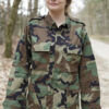 Amerikaans woodland DPM zomer jasje, ribstof - Afbeelding 4