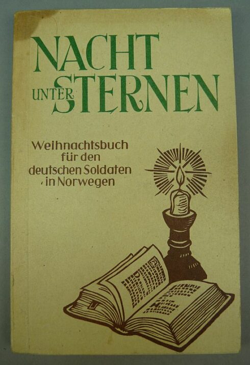 Boek ,,Nacht unter Sternen,, Weinachtsbuch fur den Deutschen Soldaten in Norwegen - Afbeelding 2