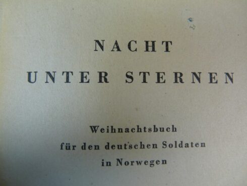 Boek ,,Nacht unter Sternen,, Weinachtsbuch fur den Deutschen Soldaten in Norwegen - Afbeelding 4