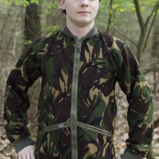 Fleece vest, woodland DPM camouflage, gebruikt