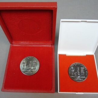 2 sets herdenking penningen 30 jaar NVA Stasi Wachtregiment I
