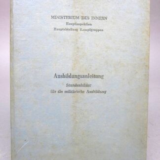 DDR MDI Ausbildungsanleitung Kampfgruppen