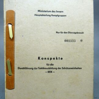 DDR MDI Konspekte handboek Kampfgruppen