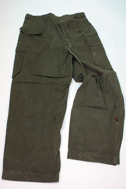 Alexander Graham Bell Gevoel gesmolten Oud model groene broek, zware uitvoering, NL leger - Militaria 4 You