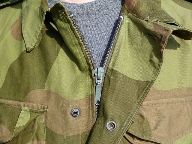 Internationale innovatie Toegepast Noorse NCJ camouflage jas, gebruikt - Militaria 4 You