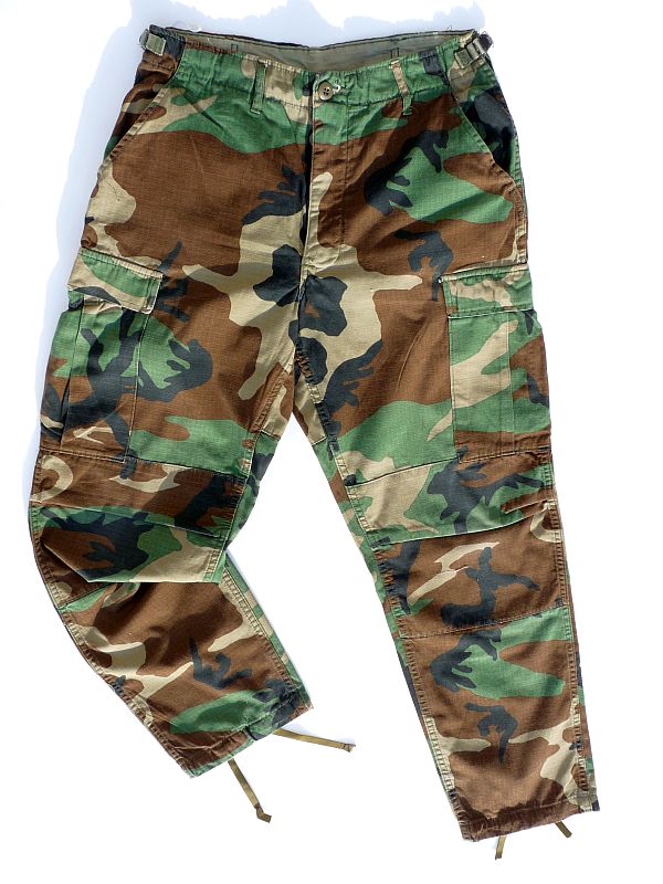 camouflage BDU broek, ribstof - Militaria 4 You